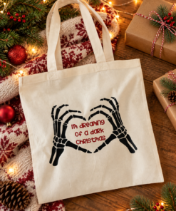 I'm Dreaming of a Dark Christmas Tote Bag - Image 2