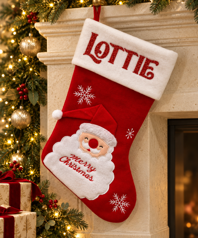 Personalised Christmas Stocking | Custom Name